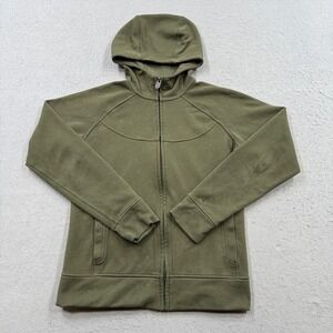 Mountain Equipment Hoodie Women's Medium Olive Green Fleece Athletic Gorpcore